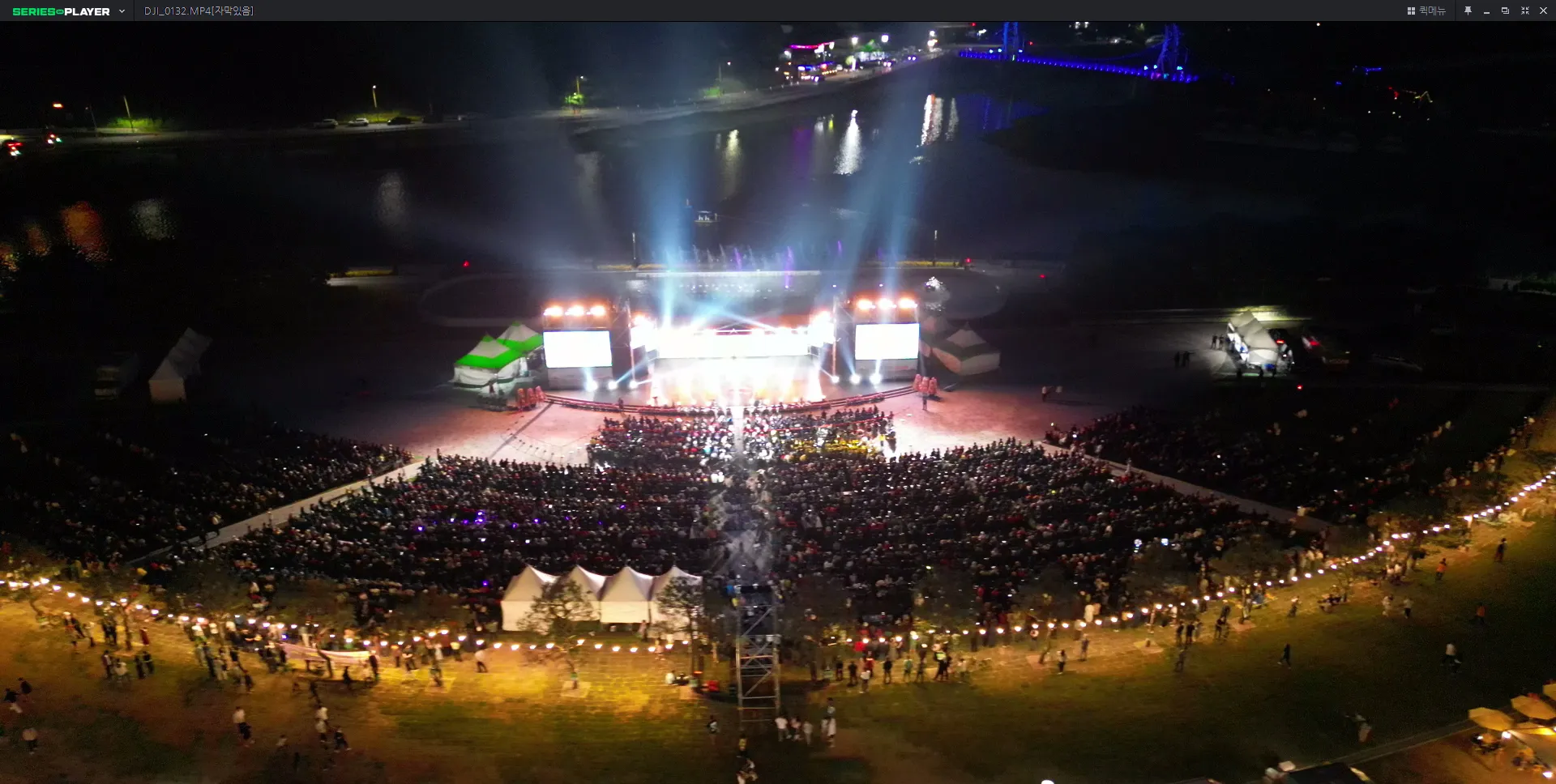 지난해 5월 열린 장성 황룡강 길동무 꽃길 축제 ‘뮤직 페스티벌’ 모습.
장성군 제공