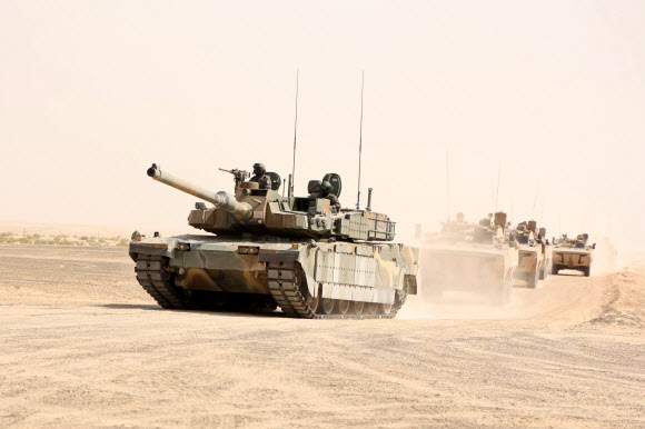 UAE 현지 연합훈련 성공리에 마친 육군 기계화부대
