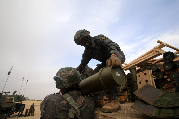 육군 기계화부대, UAE 현지 연합훈련 성공리에 종료