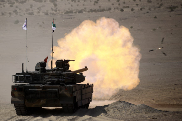 UAE 현지 연합훈련 성공리에 마친 육군 기계화부대
