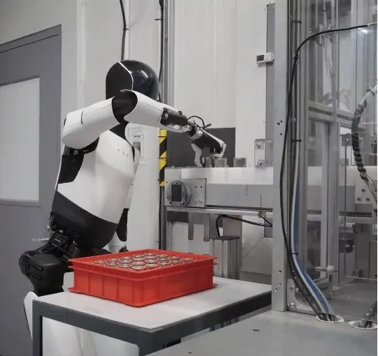 미국 전기차 회사 테슬라의 로봇 ‘옵티머스’가 공장에서 상품을 정리하고 있다. 테슬라는 옵티머스의 작업 능력과 실용성을 강조하며 향후 산업 현장에 투입될 가능성을 시사했다.
SNS 영상 캡처