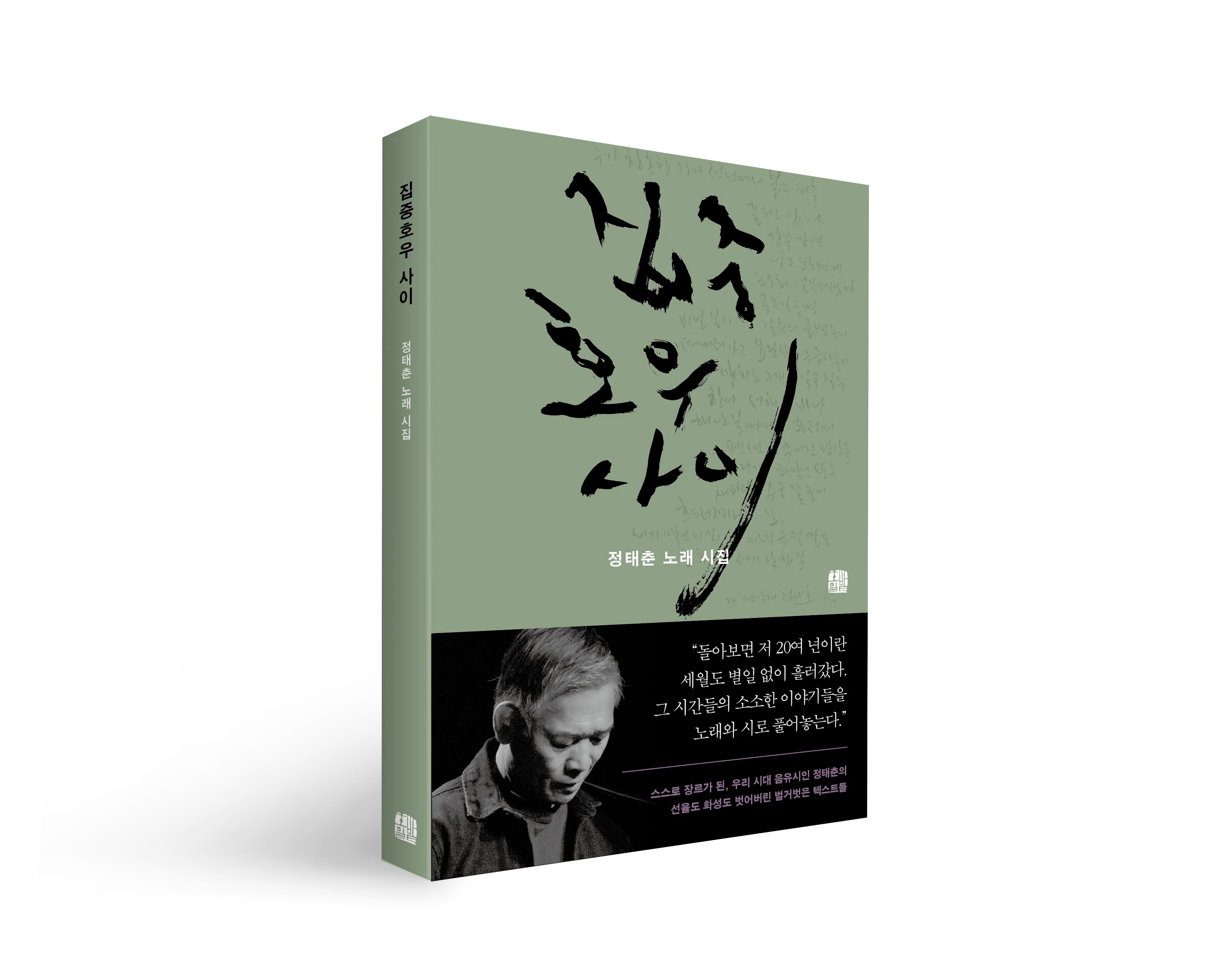 새로 발간되는 정태춘의 노래 시집 ‘집중호우 사이’의 표지.