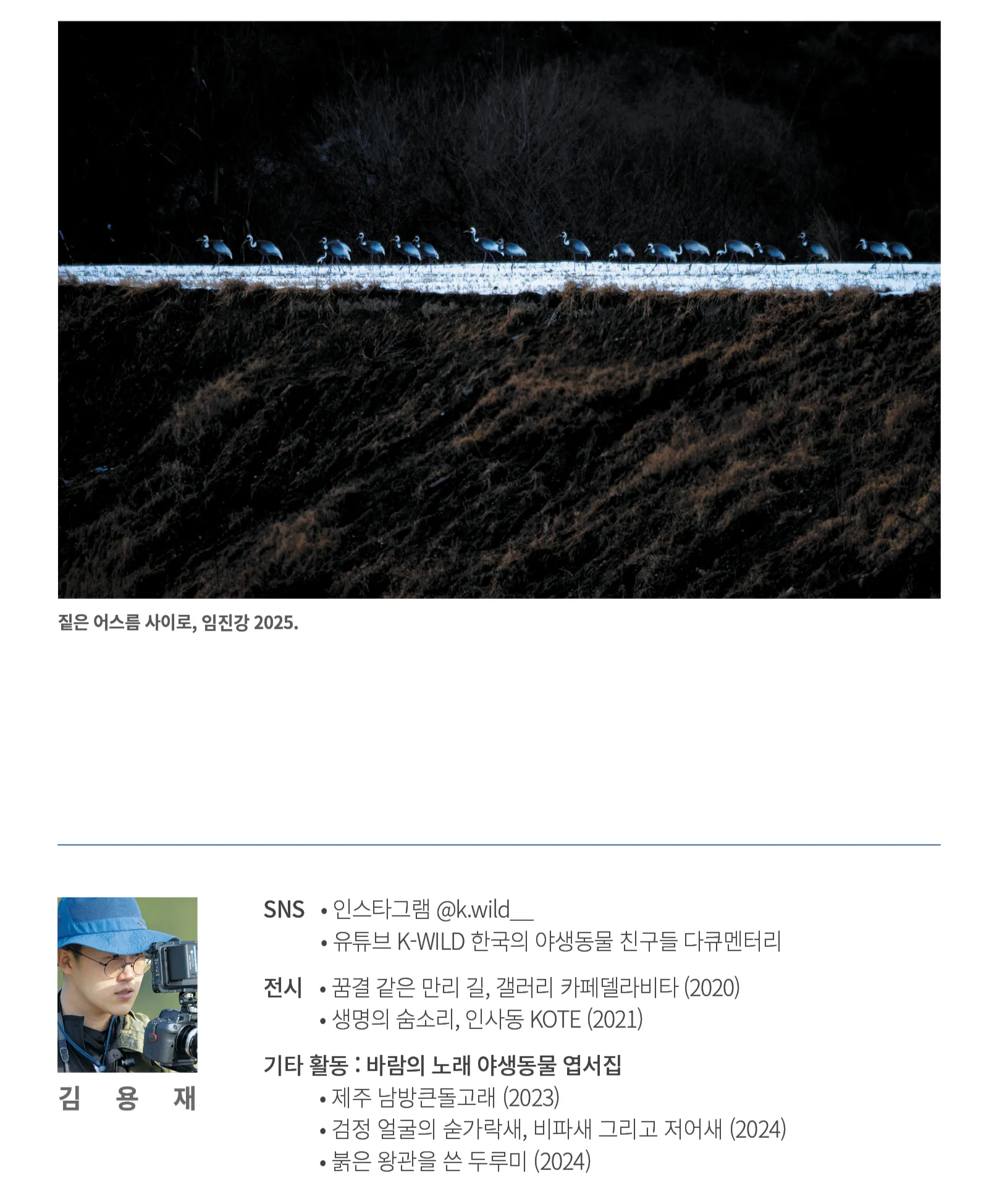 김용재 개인전 ‘하늘과 바람과 별과 두루미’