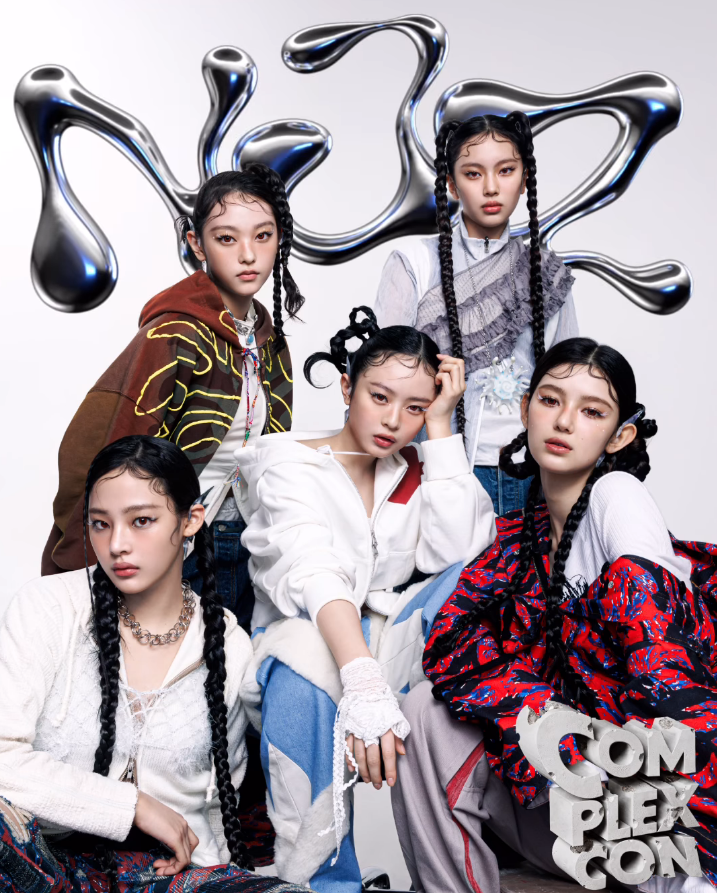뉴진스 멤버들의 독자 활동 팀명이었던 ‘NJZ’. 컴플렉스콘 인스타그램(@complexcon) 캡처