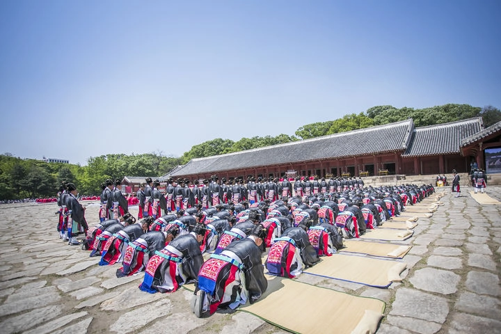 종묘 정전 제향.
국가유산청 제공