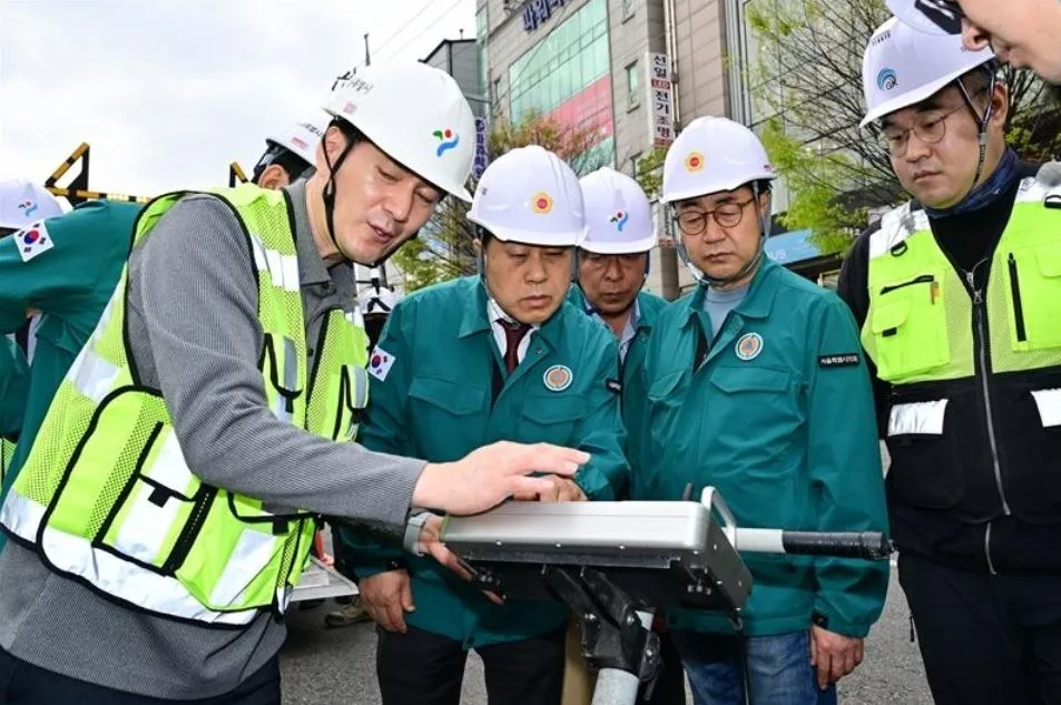 도시안전건설위원회 영등포구 신안산선 철도구간 지반침하 현장점검