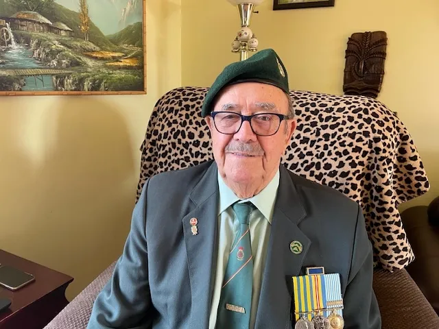 6·25전쟁에 참전해 싸웠던 캐나다 참전용사 윌리엄 크라이슬러의 생전 모습. 
국가보훈부 제공