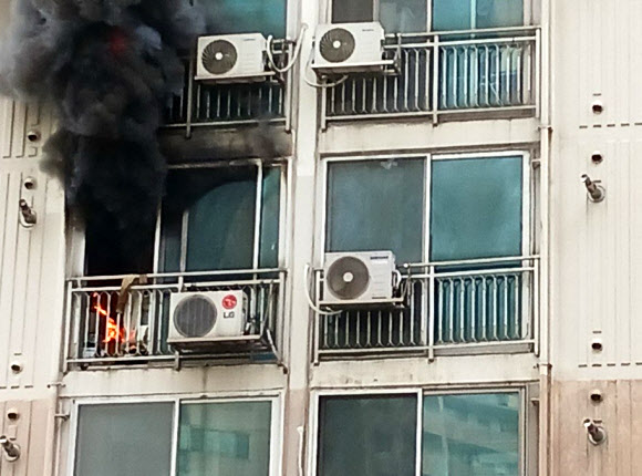 관악구 봉천동 아파트 화재