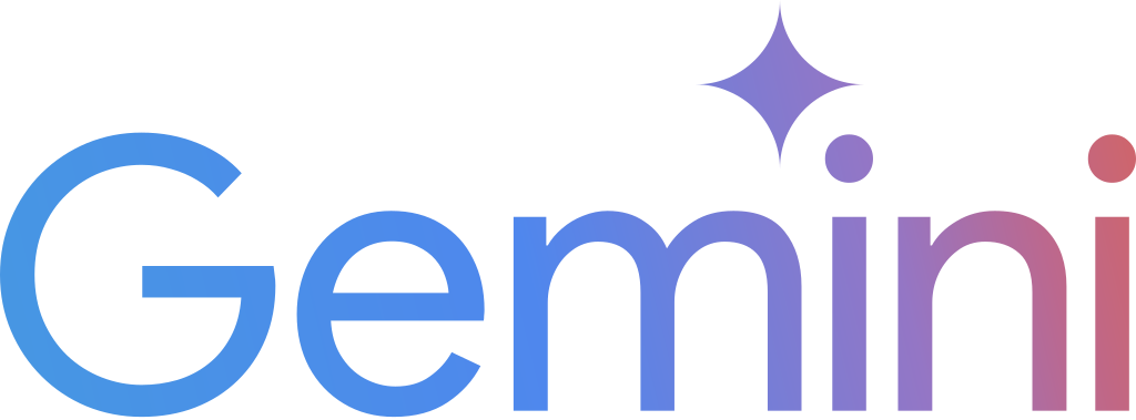 구글의 LLM 기반 생성형 인공지능 챗봇 제미나이(Gemini) 로고. 구글 제공