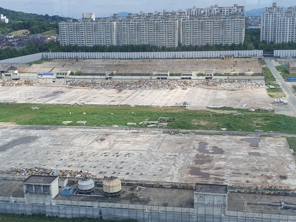 옛 대한방직 전주공장 터.