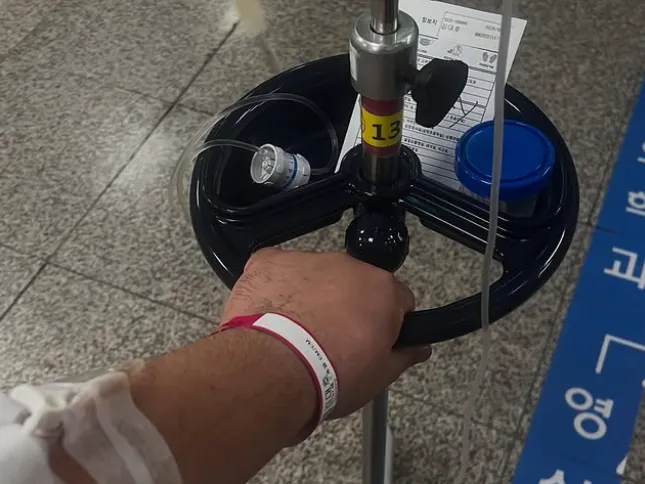 배우 김대호가 말라리아에 감염됐다. 김대호 인스타그램 캡처