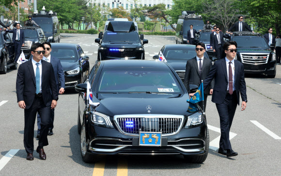 미리보는 대통령 취임식 차량 퍼레이드