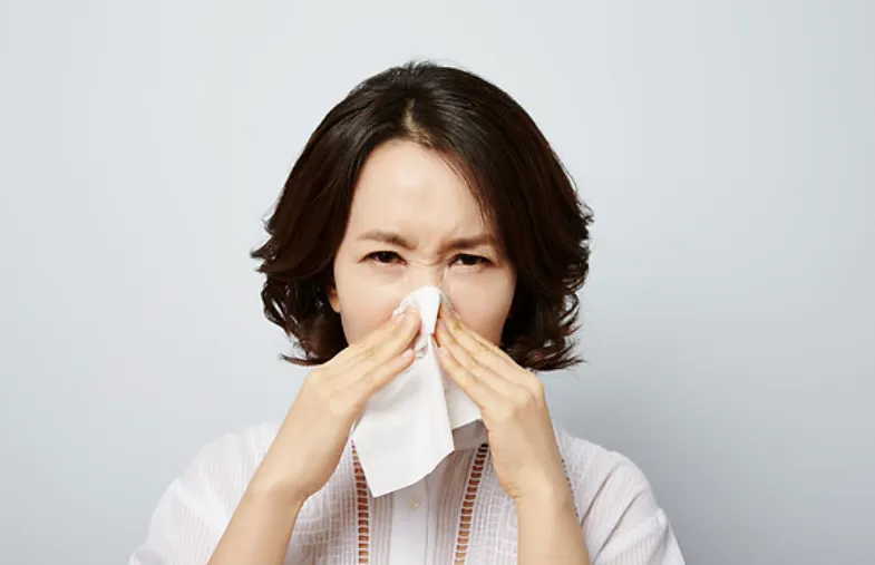 비염 관련 이미지. 아이클릭아트