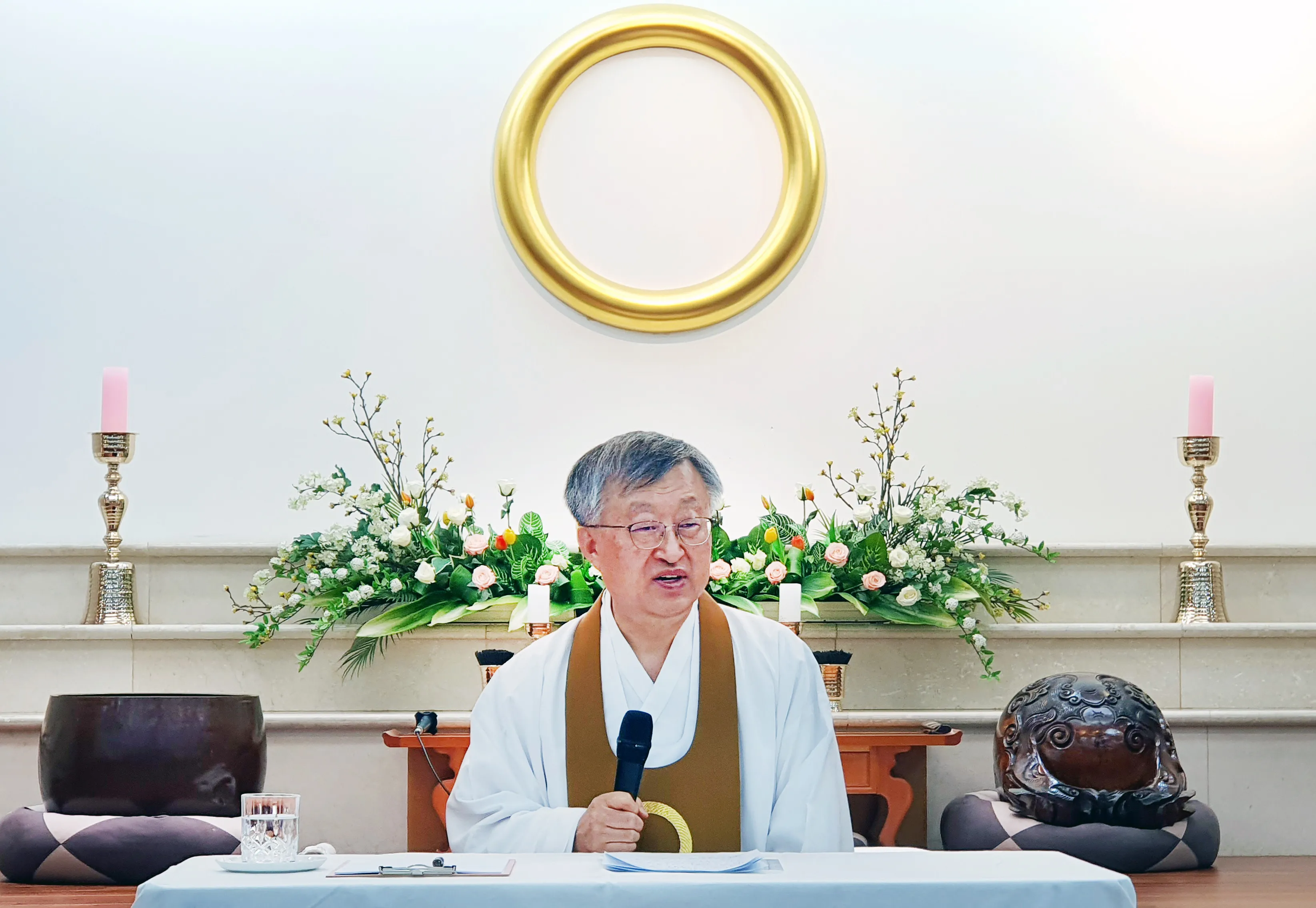 나상호 원불교 교정원장. 서울신문 포토라이브러리.
