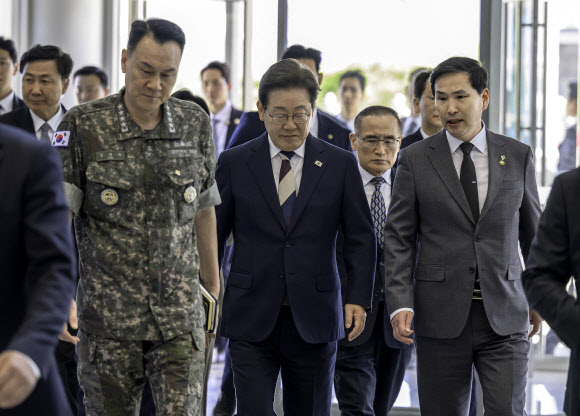 이재명 대통령, 합참 방문