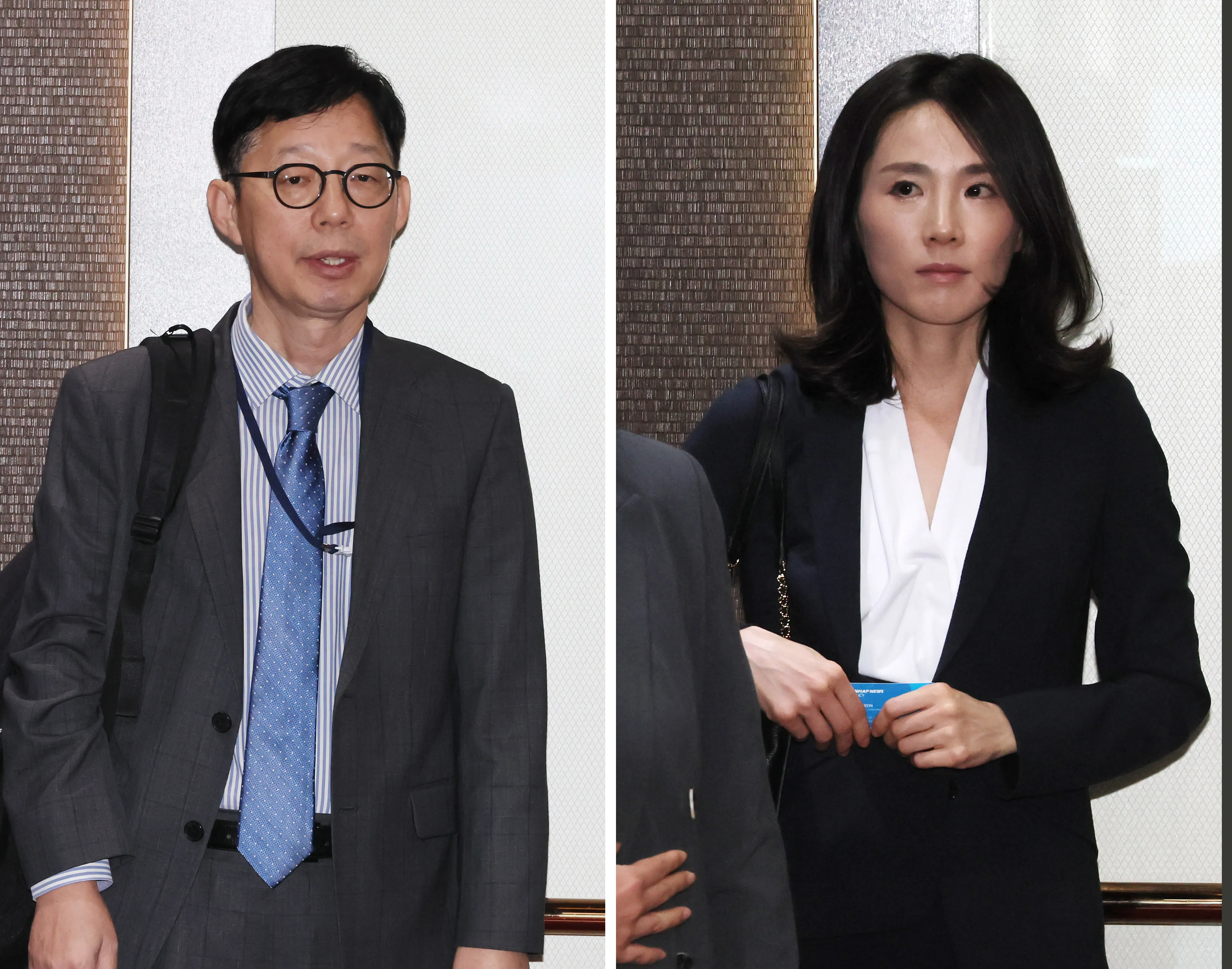 출근하는 신임 외교부 1·2차관  박윤주(왼쪽) 외교부 1차관과 김진아 외교부 2차관이 11일 서울 종로구 외교부 청사로 첫 출근을 하고 있다. 2025.6.11 연합뉴스