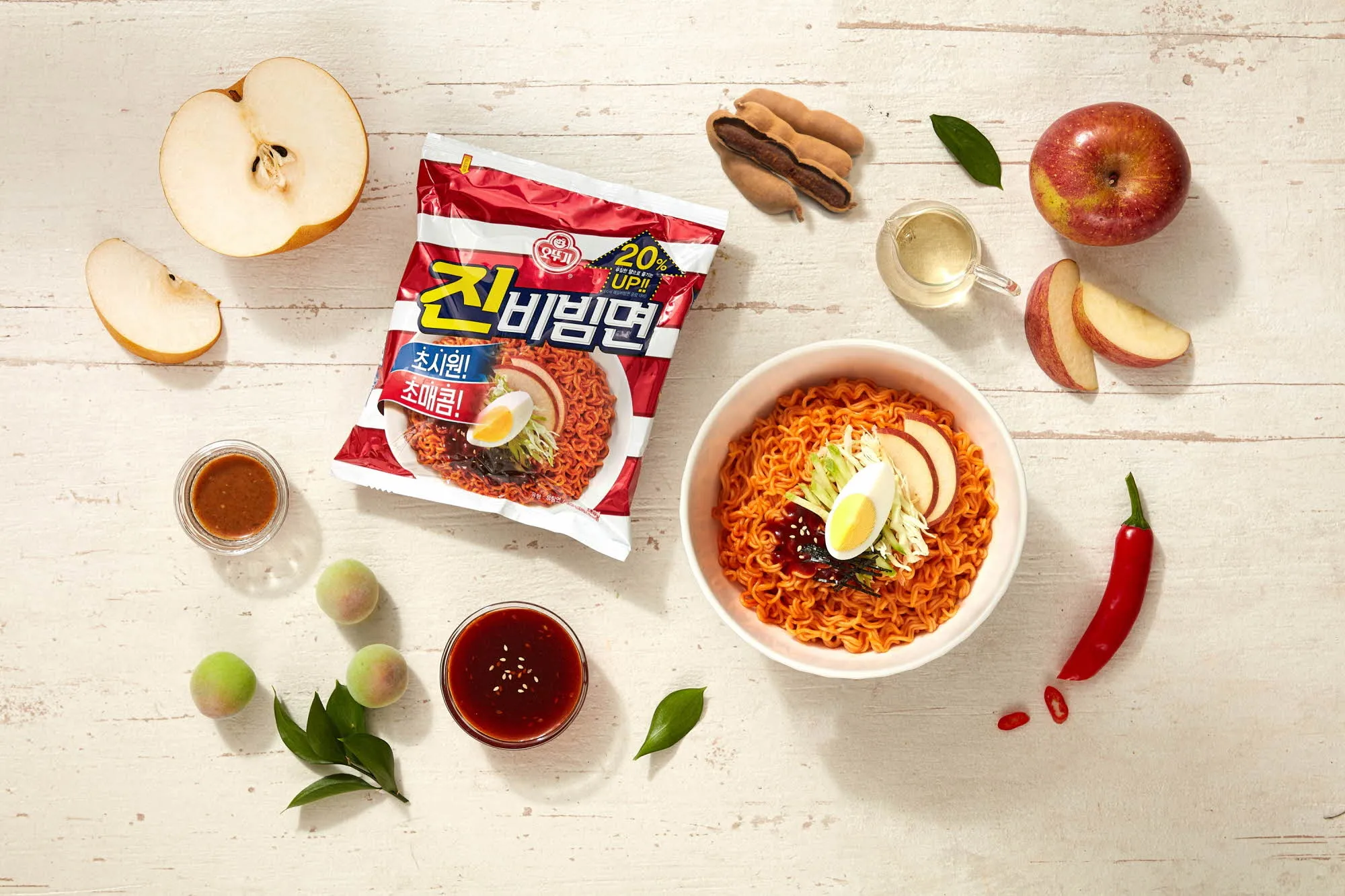 오뚜기 ‘진비빔면’ 봉지면. 오뚜기 제공