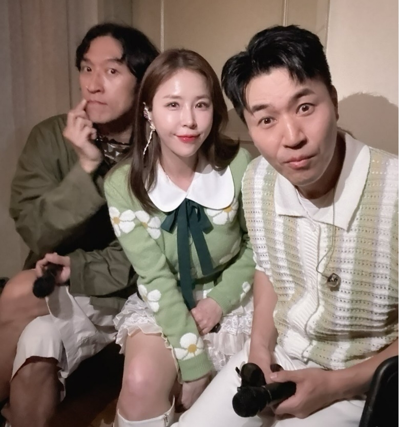 코요태 멤버 빽가(왼쪽부터), 신지, 김종민. 신지 인스타그램 캡처