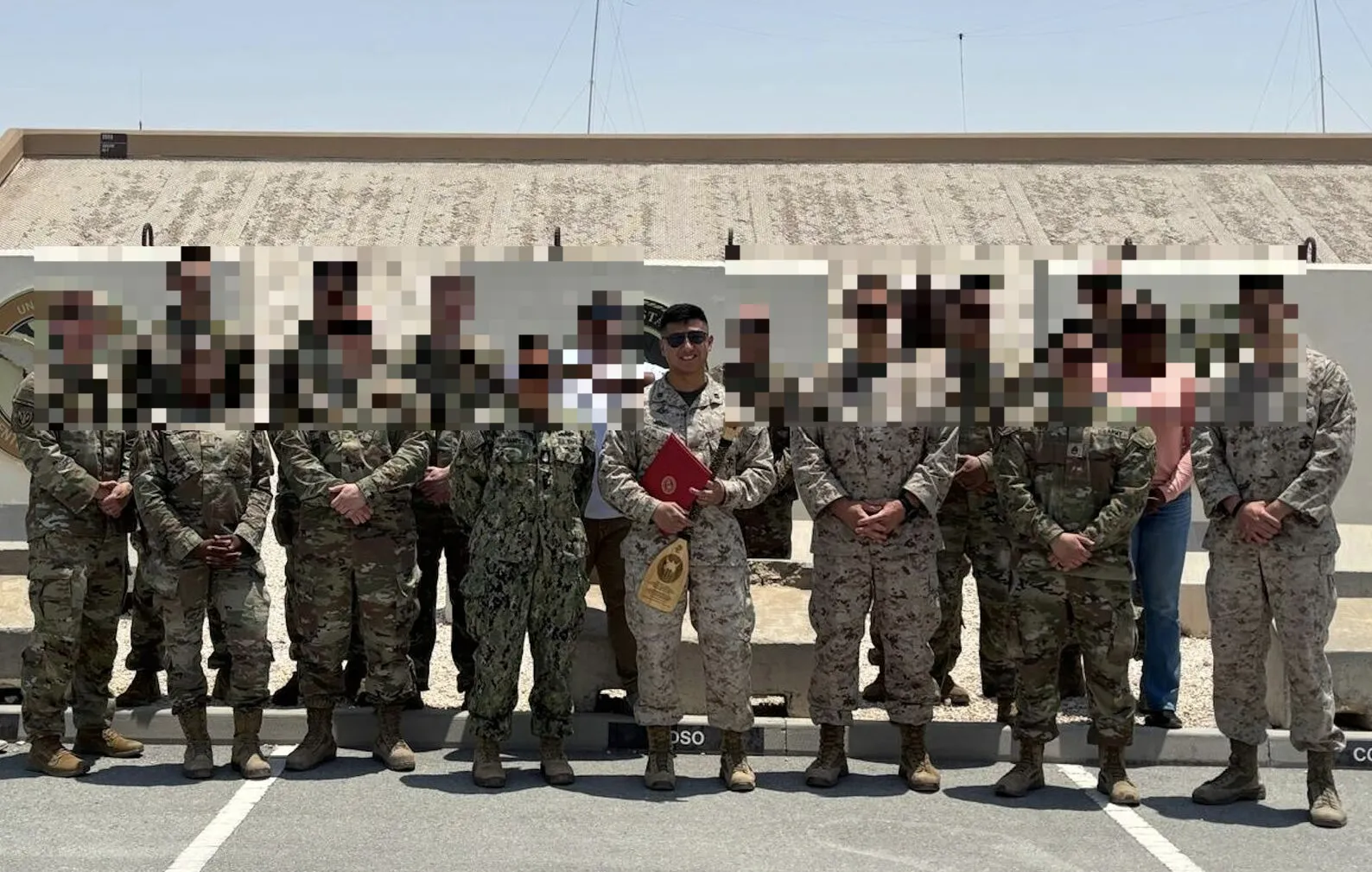 미국 중부 특수작전사령부(CSOJTF-C)에 근무 중인 케빈 리우 황씨(사진 일부 모자이크 처리함). 케빈 리우 황씨 링크드인 캡처