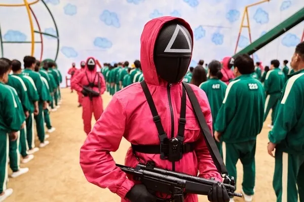 죽음의 서바이벌 게임을 진행하는 요원.
넷플릭스 제공