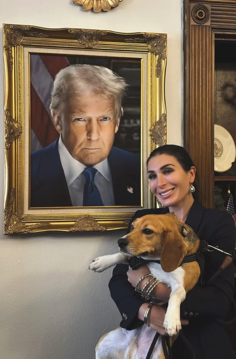 도널드 트럼프 미국 대통령에게 영향력을 행사하는 것으로 알려진 정치 인플루언서 로라 루머. 엑스 캡처