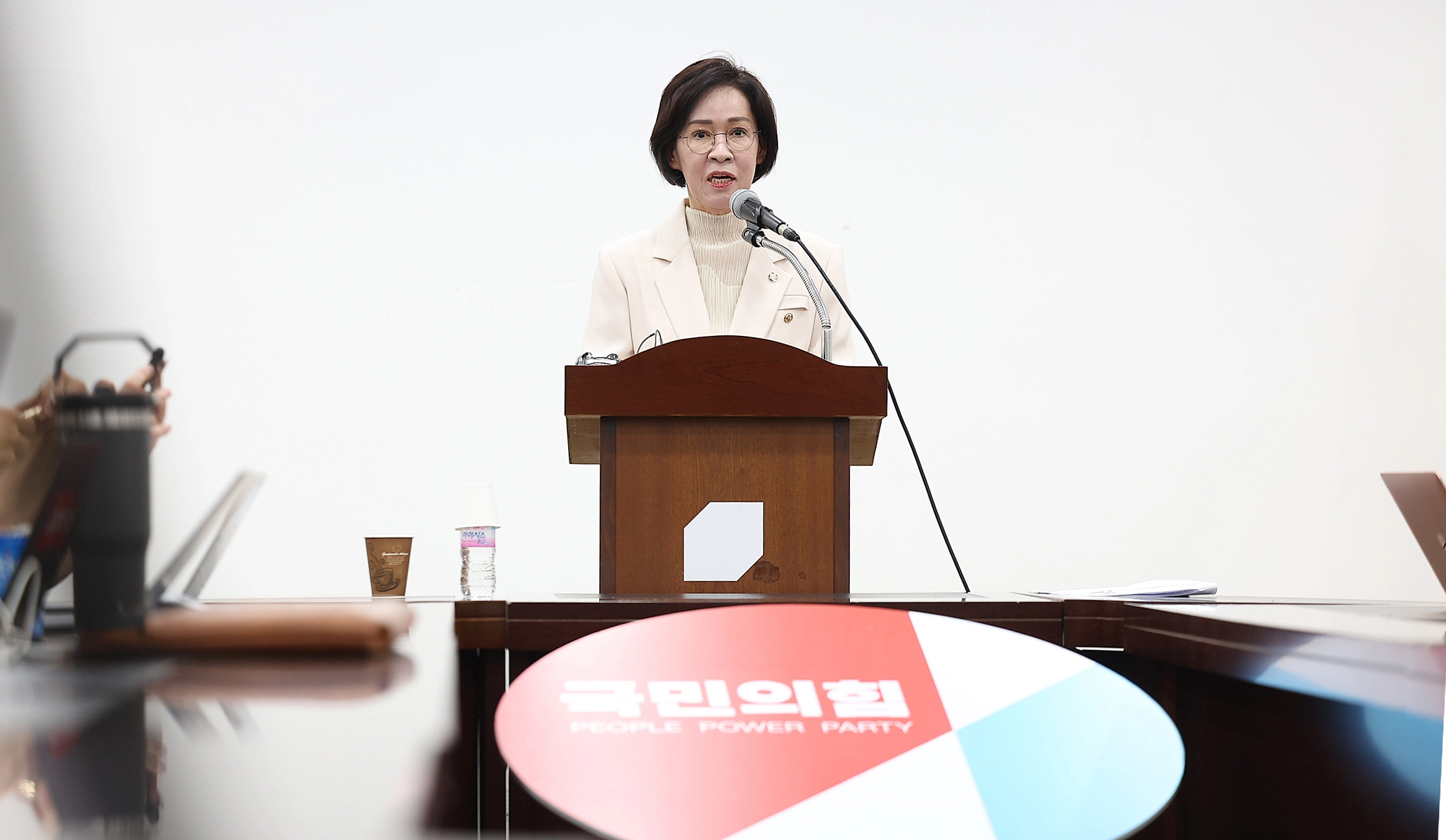 이인선 의원, 국민의힘 대구시당위원장 출마 선언  이인선 국민의힘 의원이 9일 국민의힘 대구시당에서 대구시당위원장 출마 기자회견을 하고 있다. 2025.7.9. 연합뉴스