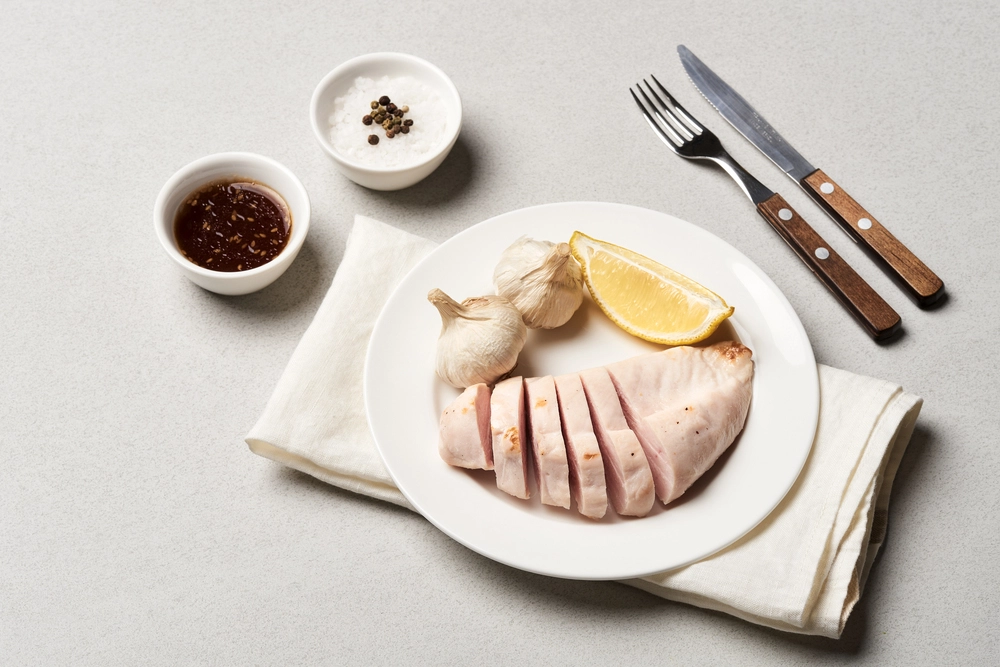 닭 가슴살 요리 이미지. 아이클릭아트