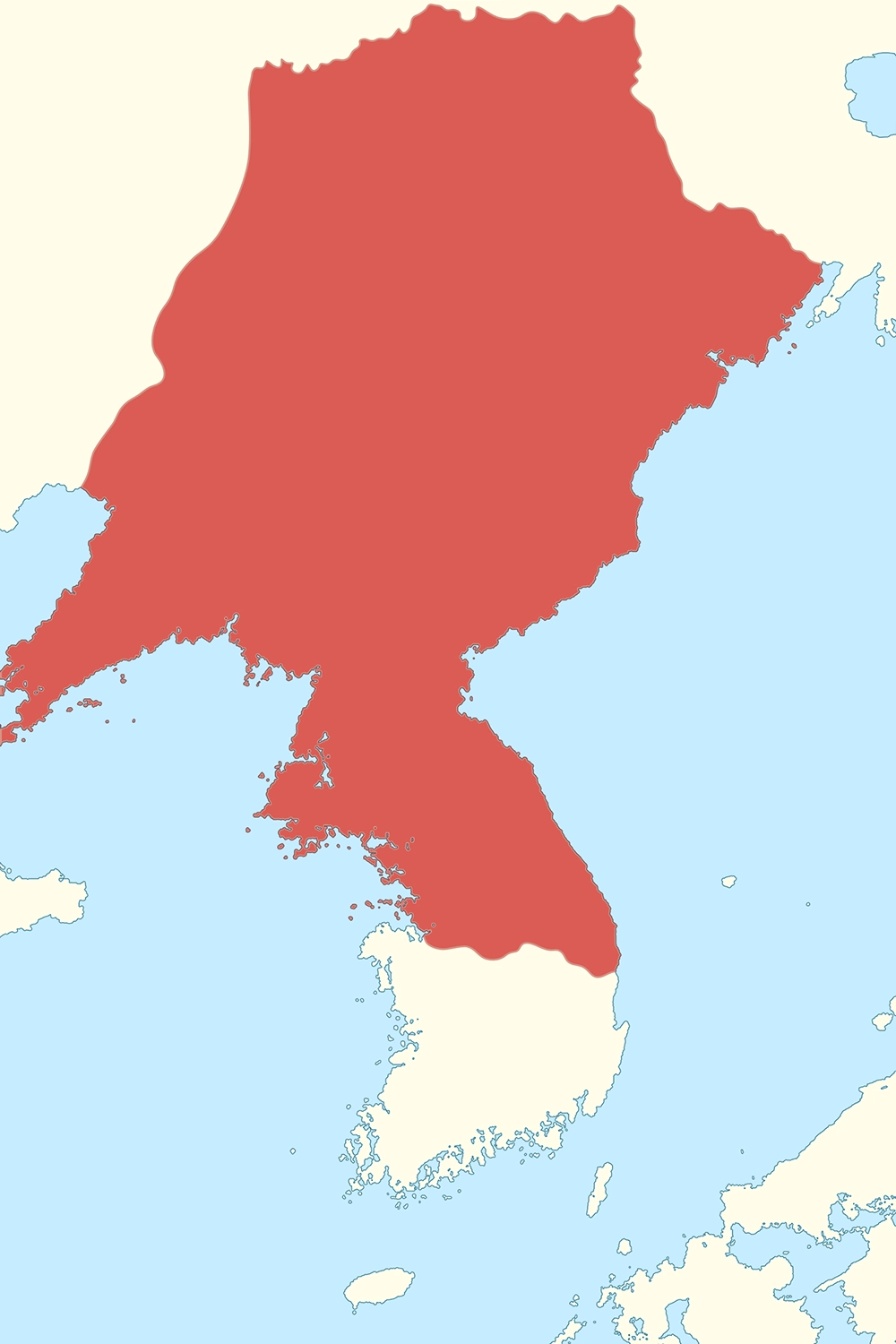 476년경 고구려 강역. 위키피디아