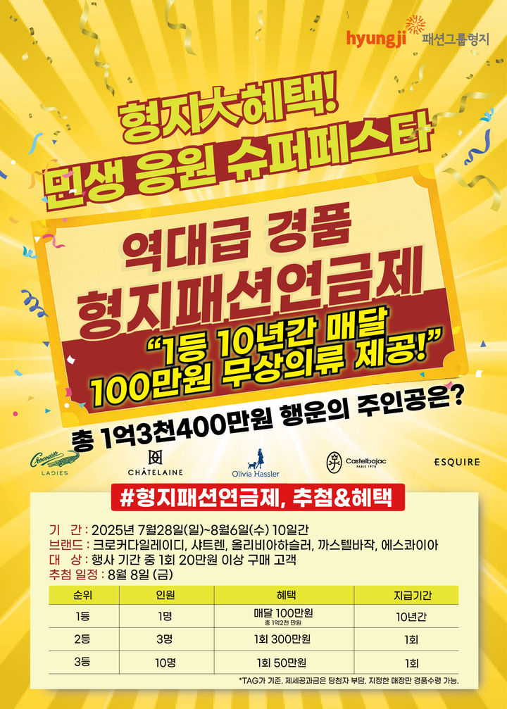 패션그룹형지 제공.