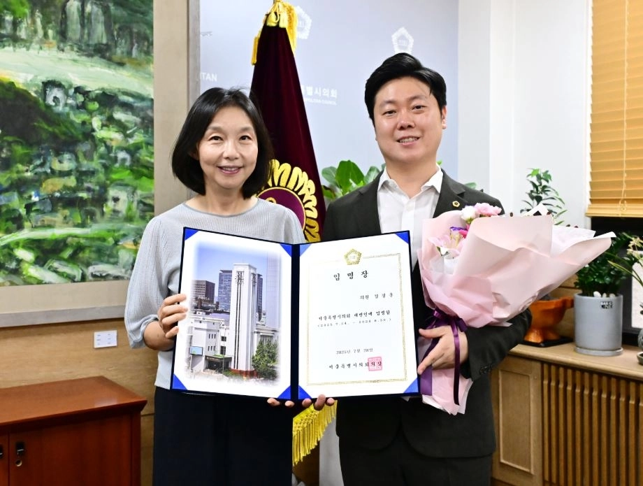 최호정 의장과 김경훈 의원