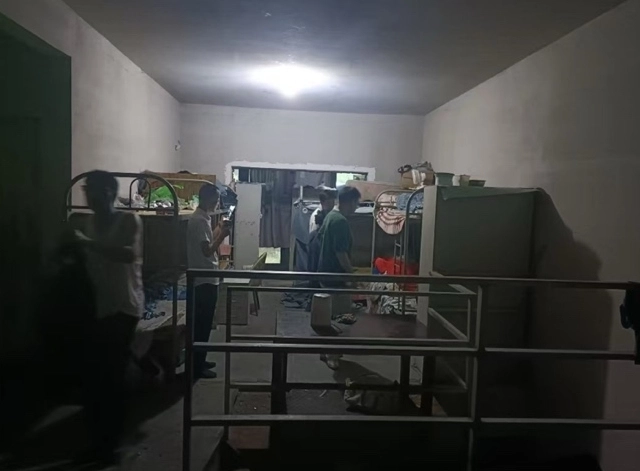 저우씨가 사용한 숙소. 웨이보 캡처