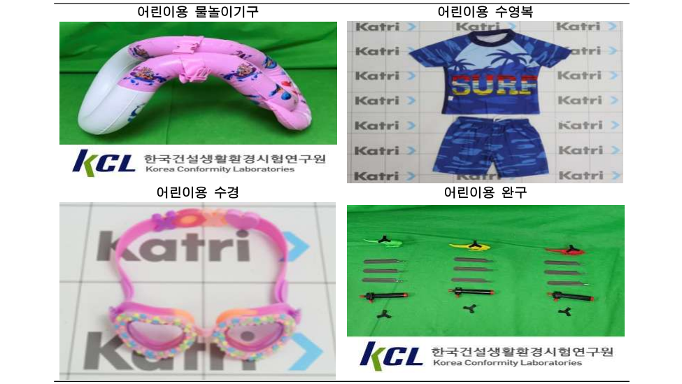 국내 안전 기준에 미달된 어린이용 물놀이 제품. 서울시 제공