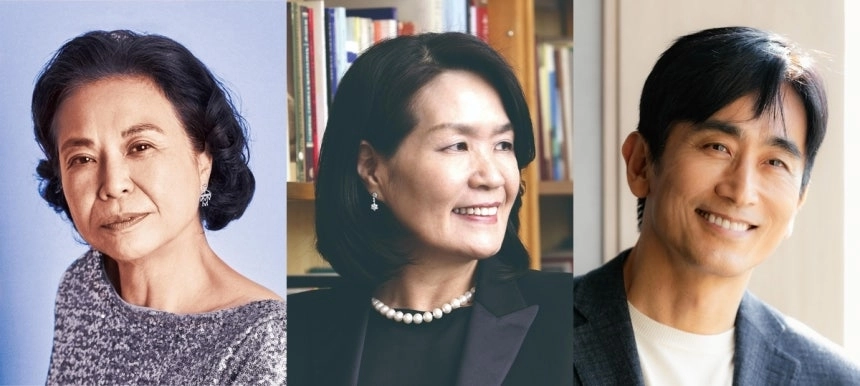 황순원기념사업회는 제14회 황순원문학상 작가상에 소설가 주수자(왼쪽), 시인상에 시인 김구슬(가운데), 신진상에 배우 겸 소설가 차인표를 각각 선정했다고 4일 밝혔다. 황순원기념사업회 제공