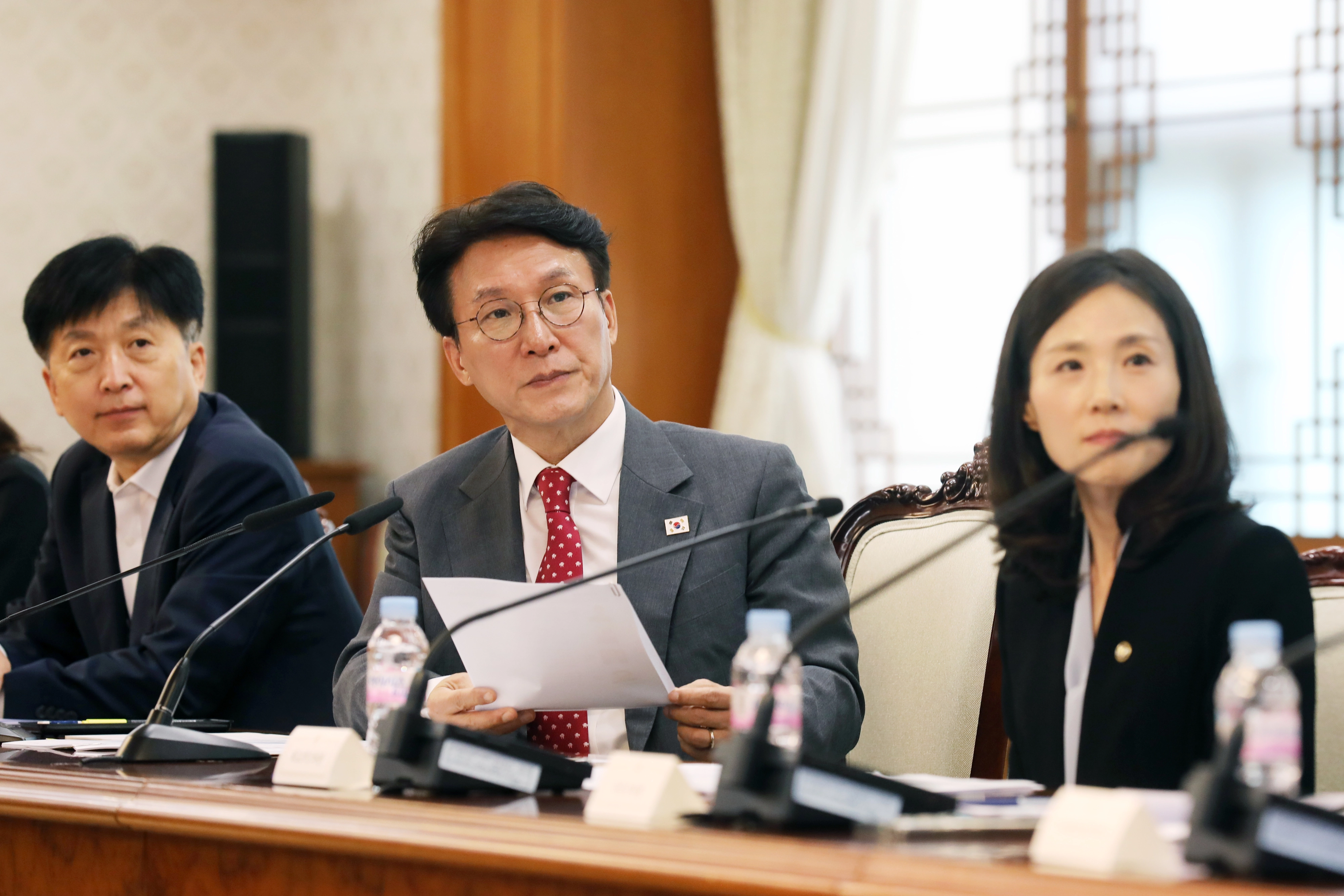 김민석 국무총리가 6일 서울 종로구 정부서울청사에서 열린 ‘관광 활성화 미니정책TF’ 회의를 주재하고 있다. 2025.8.6 총리실 제공