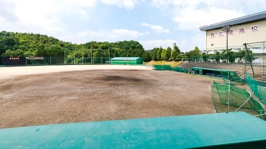 일본 고료고등학교 야구장. 고료고등학교 제공