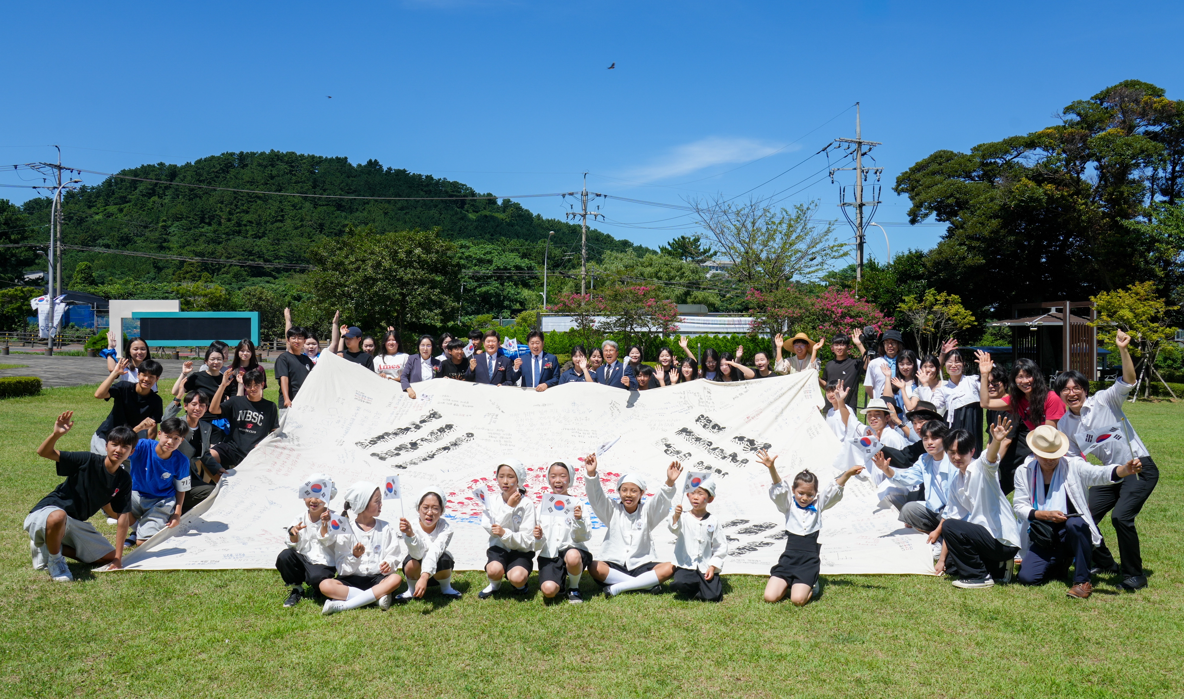 15일 제주아트센터에서 열린 제 80주년 광복절 경축식.  제주도 제공
