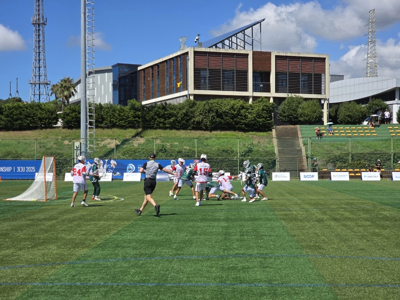 지난 15일 라크로스 대회 모습. 서귀포시 제공