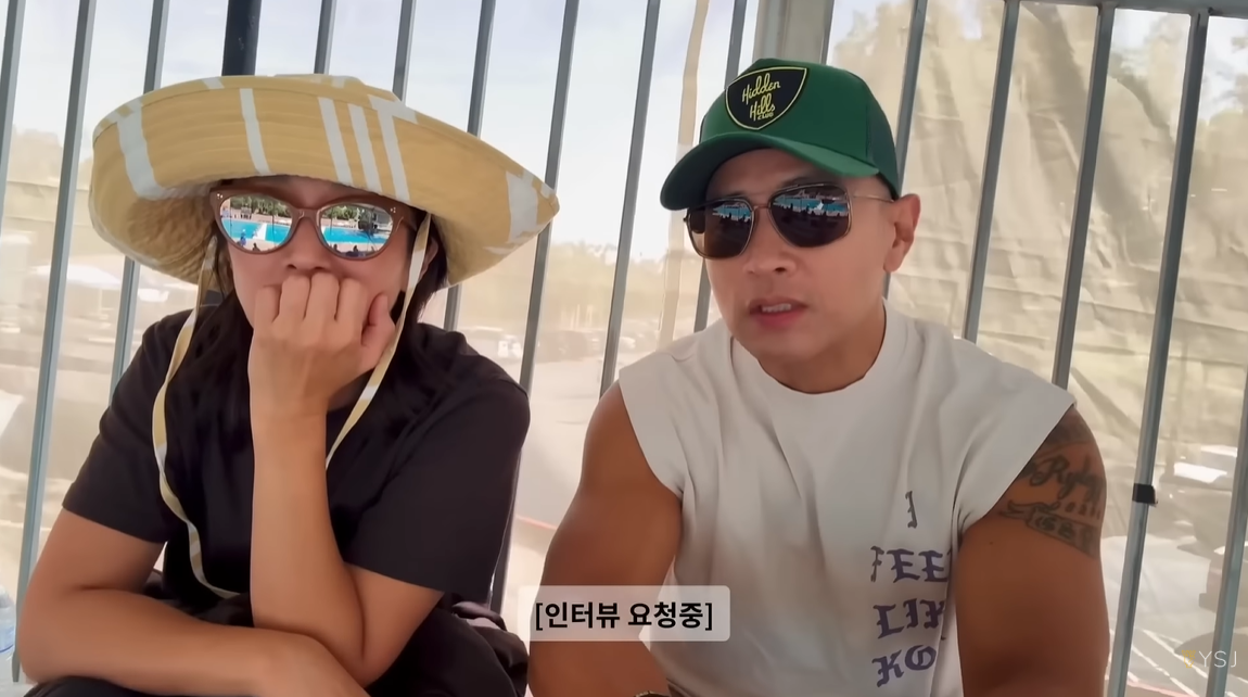 유승준·오유선 부부. 유튜브 채널 ‘유승준’ 캡처