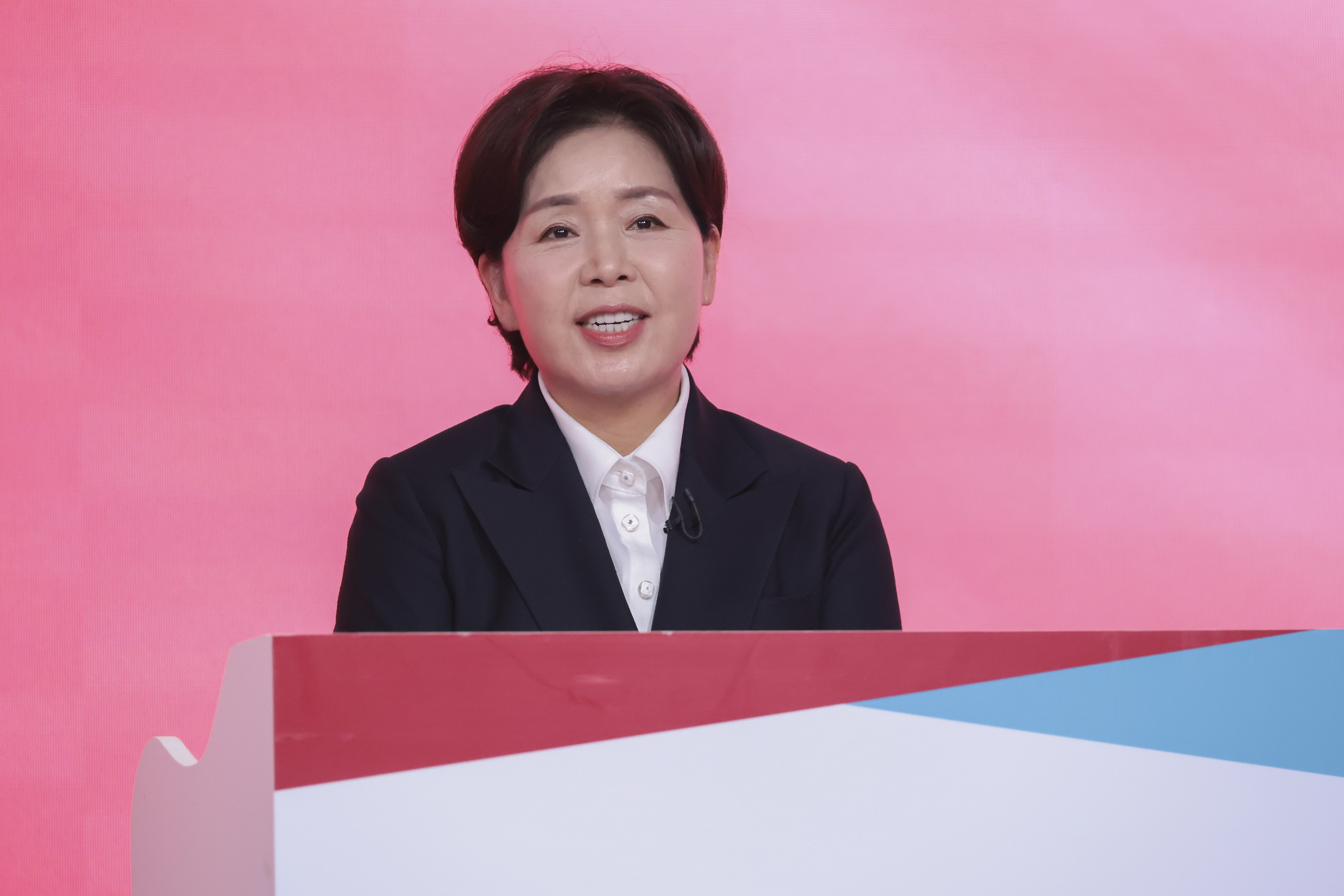 발언하는 양향자 후보  18일 서울 강서구 ASSA 아트홀에서 열린 국민의힘 8·22 전당대회 출마 최고위원·청년 최고위원 후보 토론회에서 최고위원에 출마한 양향자 후보가 발언하고 있다. 2025.8.18 국민의힘 제공