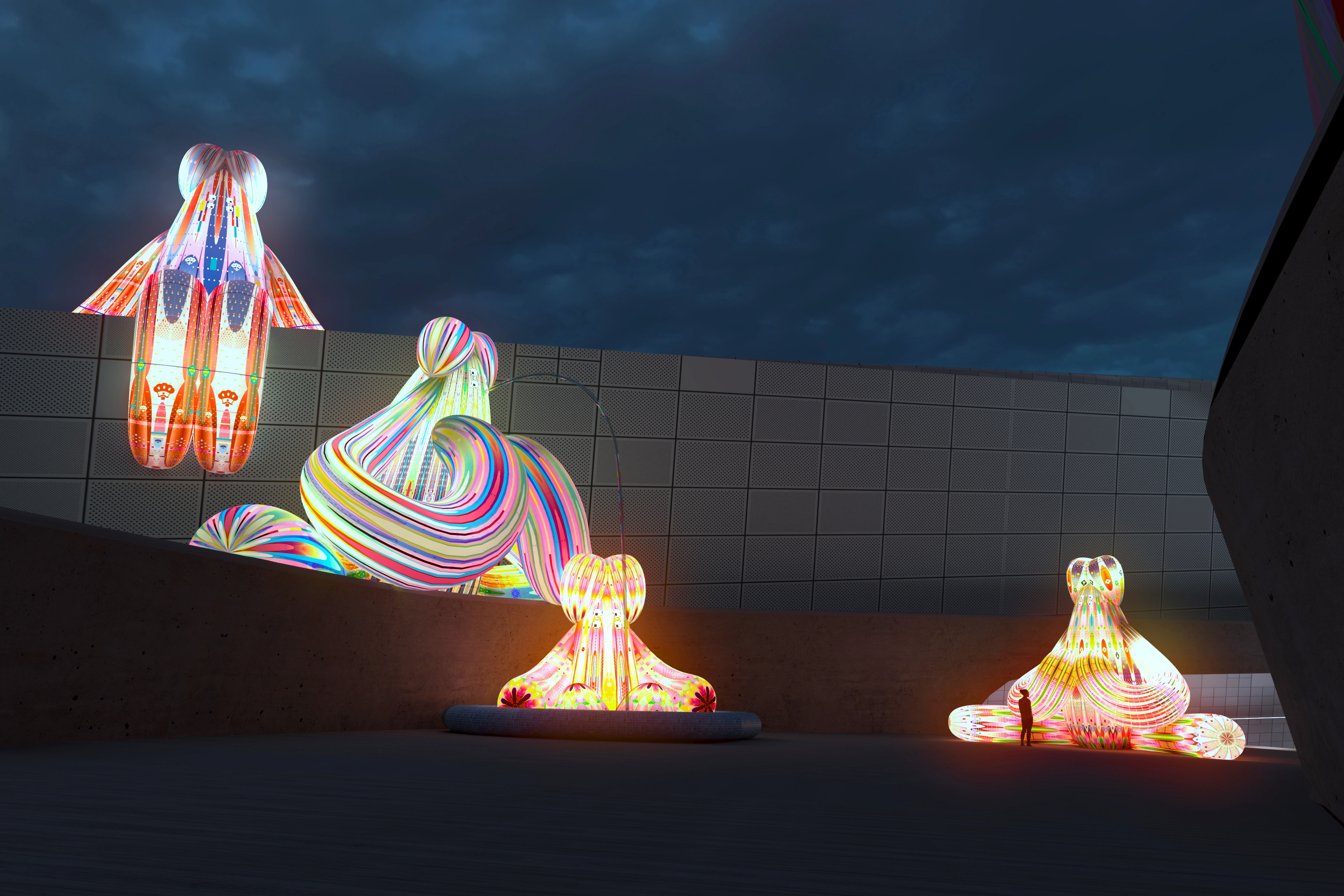 인터랙티브 아트 스튜디오 이너스(호주)의 작품인 ‘풀 티처’. 서울시 제공