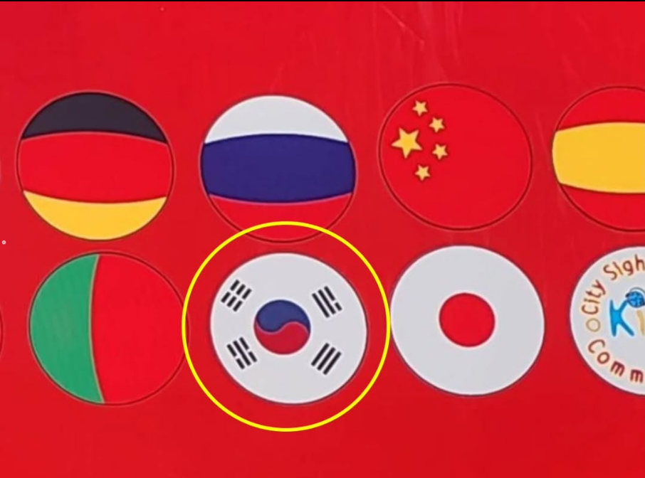 아랍 에미리트(UAE) 두바이 관광버스에 그려진 태극기가 잘못돼 있다. 서경덕 성신여대 교수 인스타그램