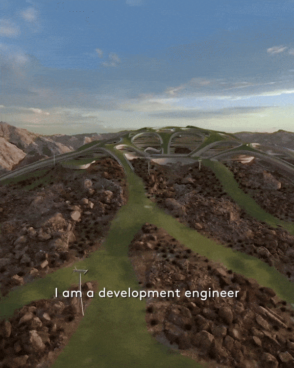 2029 동계아시안게임을 유치한 사우디아라비아가 스마트도시 네옴시티의 해발 2600m 트로제나 지역에 건설 중인 스키 리조트. 네옴시티 자료