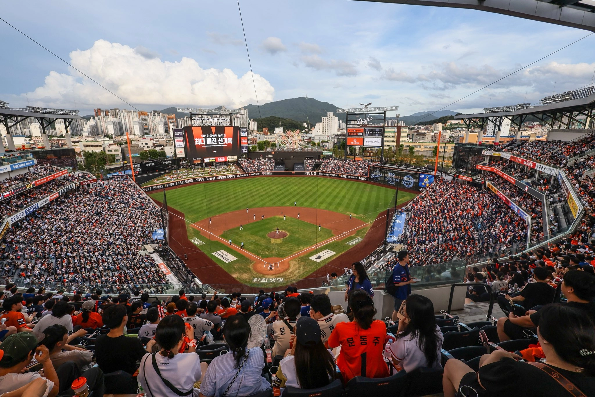 한화 이글스의 홈 경기장인 대전 한화생명 볼파크. 한화 이글스 제공