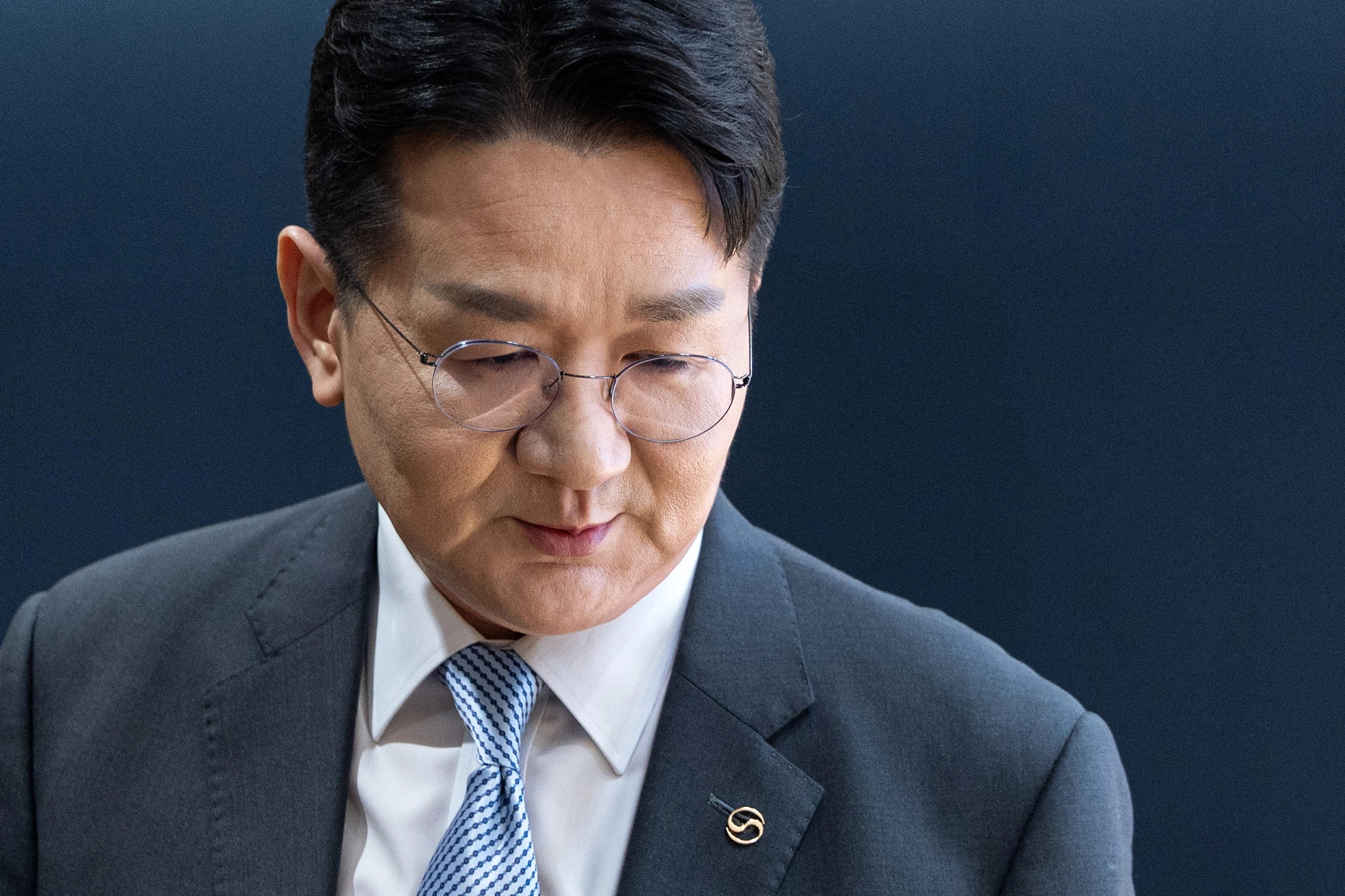 지난 3월 서울 강서구 대한항공 본사에서 열린 기자간담회에 참석한 조원태 한진그룹 회장.
서울신문DB