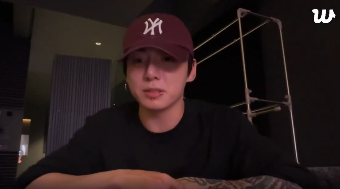 BTS 정국이 자택 무단 침입에 대해 강하게 경고했다. 위버스 캡처