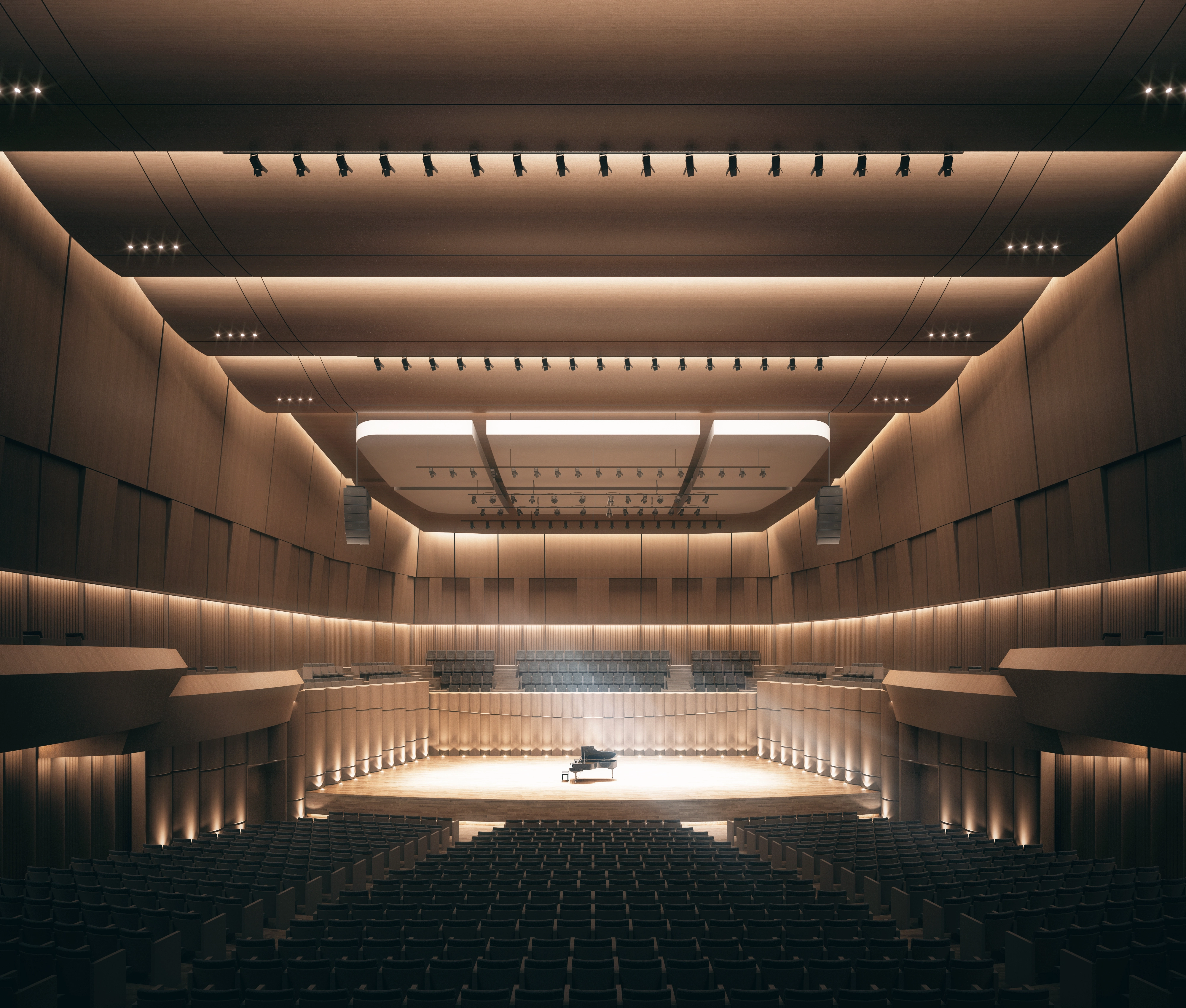 기초지자체 최초의 클래식 전용 공연장인 낙동아트센터 내부.
부산 강서구 제공