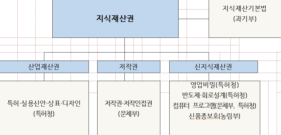 국내 지식재산 체계도. 서울신문 DB