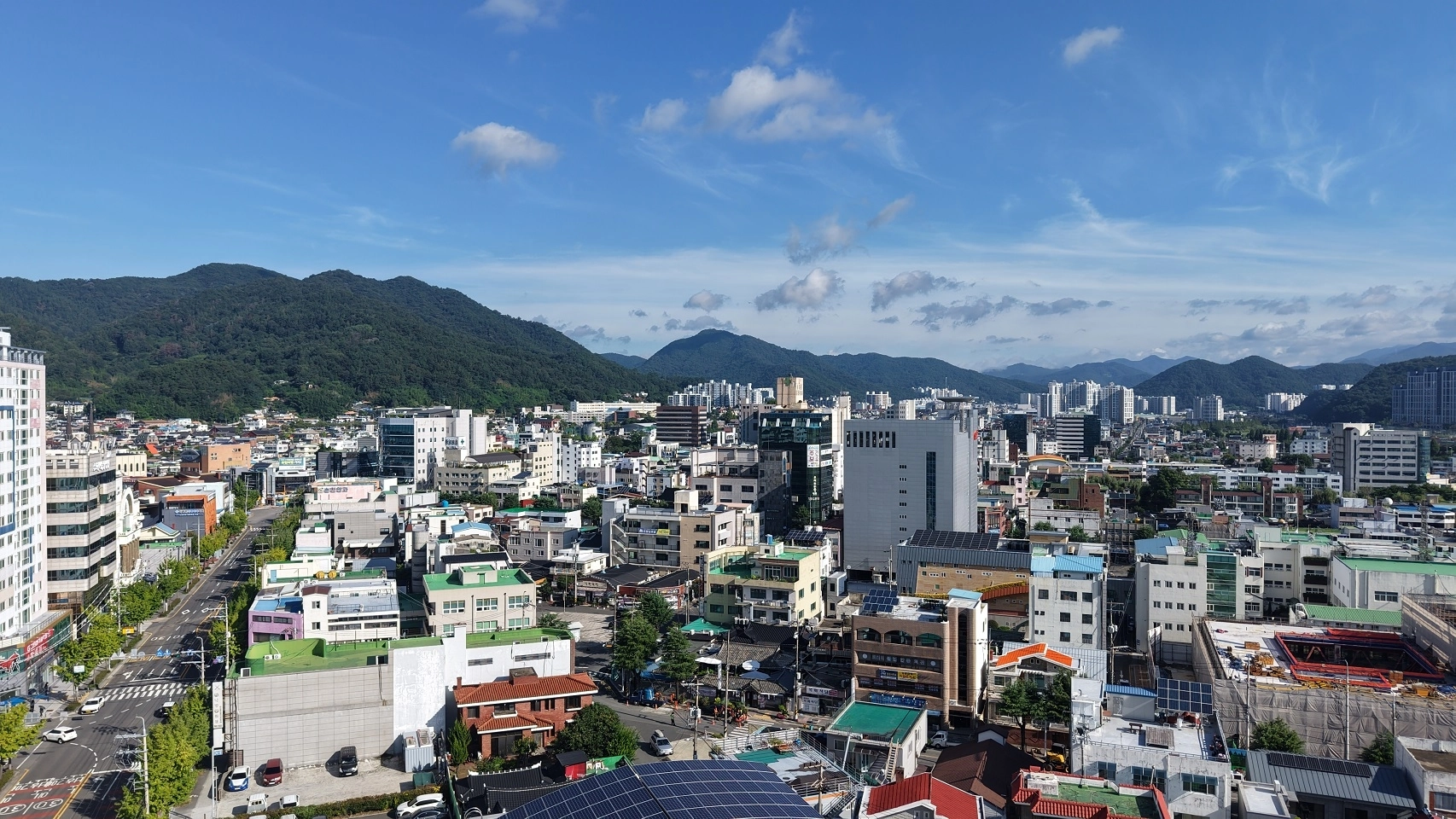 주민 1900여명이 거주하고 있는 순천시 장천동 전경
