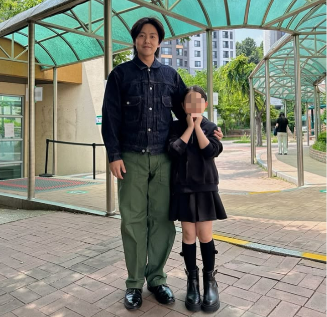 전 MBC 아나운서 박창현과 그의 딸 리온 양. 박창현 인스타그램 캡처