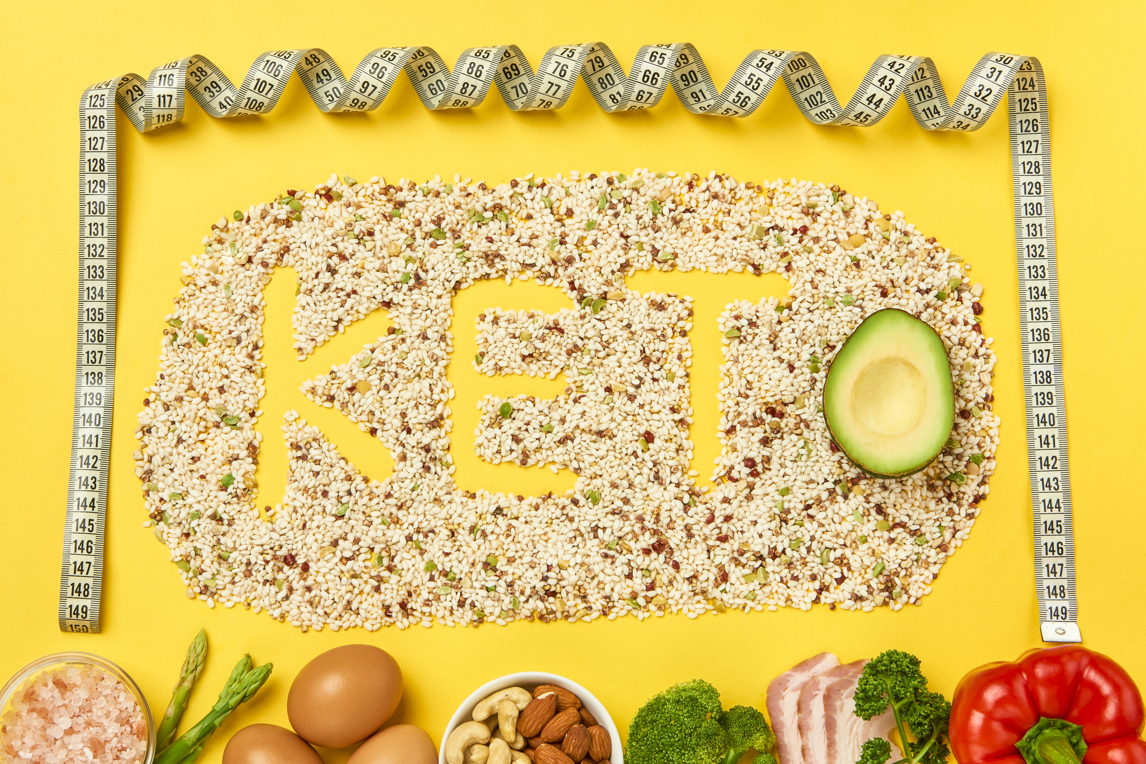 키토제닉 식단 관련 자료 이미지. 아이클릭아트